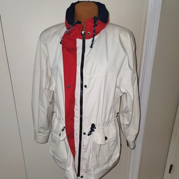 Alaska Trail hooded trench coat  Sz L - Picture 4 of 14